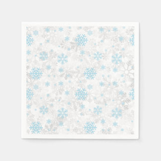 Guardanapo De Papel Snowflakes Christmas/winter