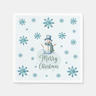 Guardanapo De Papel Snowman de Natal