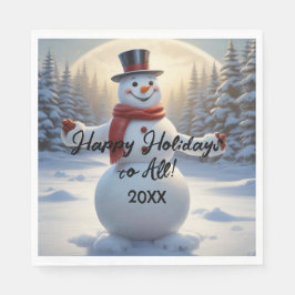 Guardanapo De Papel Snowman Napkins HAMbyWG