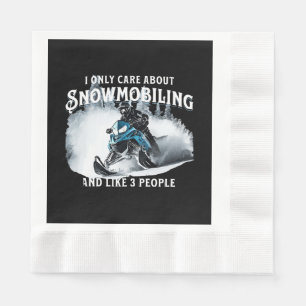 Guardanapo De Papel Snowmobiling Funny Snowmobile