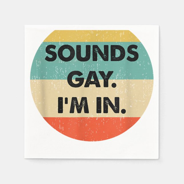 Guardanapo De Papel Soa Gay Im In (Frente)