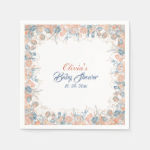 Sob o Chá de fraldas de Aquarela do Mar