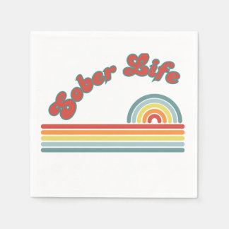 Guardanapo De Papel Sober Life Party Napkins Recuperação Aniversário