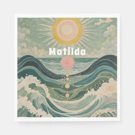 Guardanapo De Papel Sobretensão solar personalizada