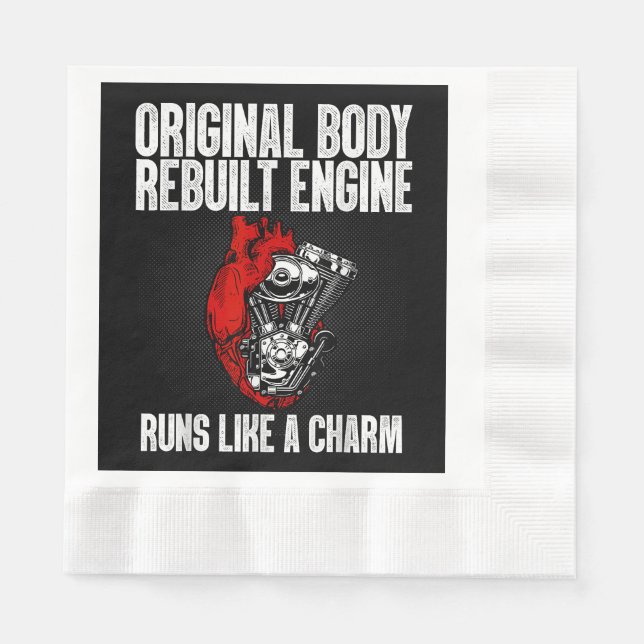 Guardanapo De Papel Sobrevivente de Recuperação de Cirurgia Funcional  (Frente)