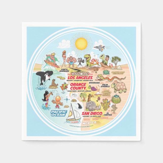 Guardanapo De Papel SoCal (Frente)
