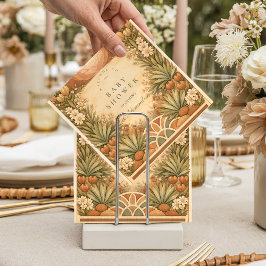 Guardanapo De Papel Soft Desert Wildflowers Baby Shower