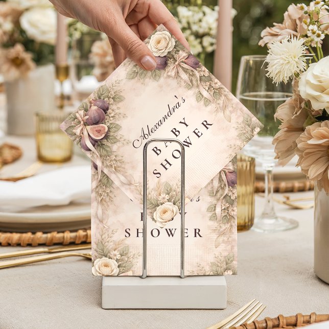 Guardanapo De Papel Soft Fig GardenBaby Shower (Criador carregado)