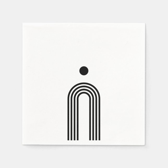 Guardanapo De Papel Sol Celestial Boho (Frente)