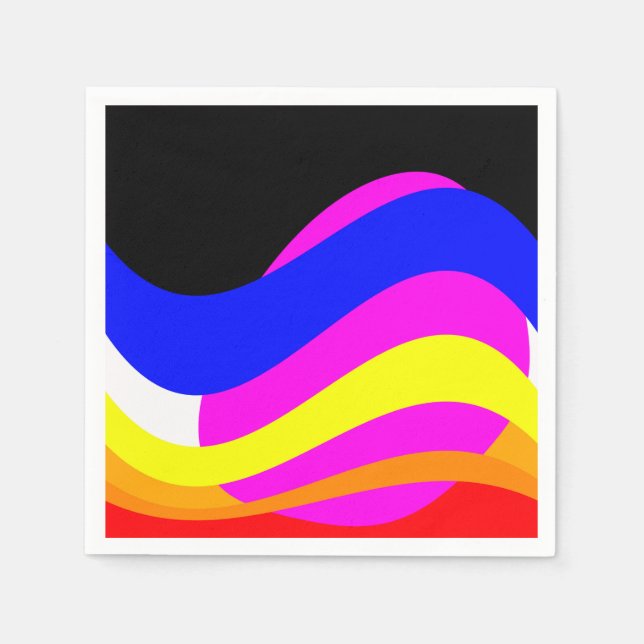 Guardanapo De Papel Sol no mar (Frente)