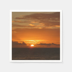 Guardanapo De Papel Sol no Mar I - Via Tropical Laranja