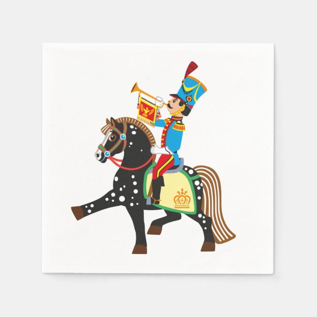 Guardanapo De Papel soldado de desenho animado (Frente)