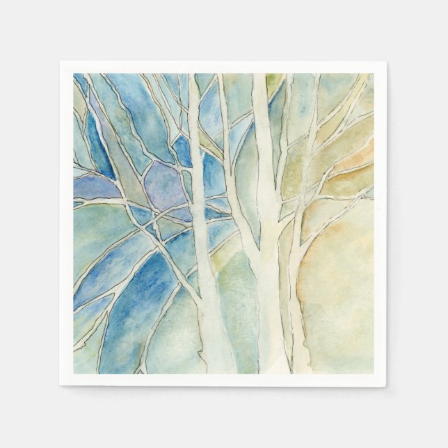 Guardanapo De Papel Solstice design no Partido Napkins (Frente)