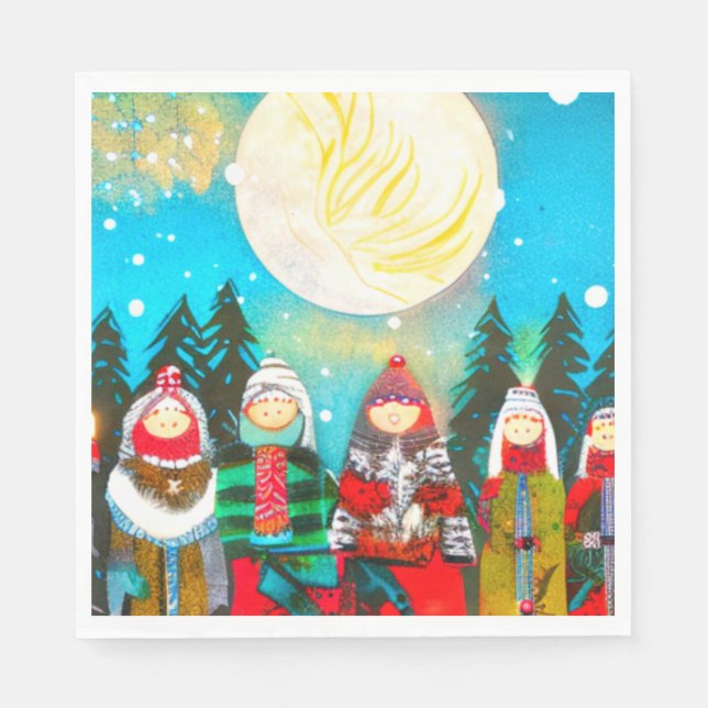 Guardanapo De Papel Solstício de inverno (Frente)