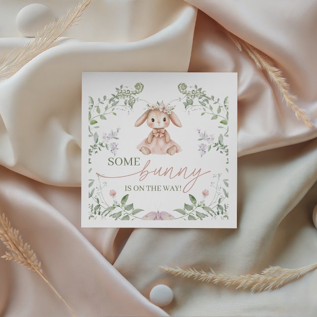 Guardanapo De Papel Some Bunny Baby Shower Paper Napkins (Criador carregado)