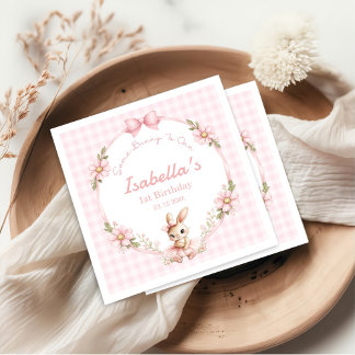 Guardanapo De Papel Some Bunny is Turning One 1st Birthday 