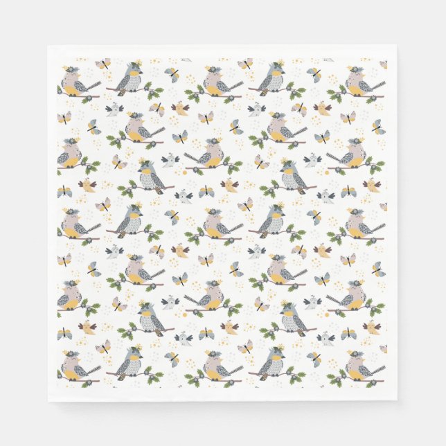 Guardanapo De Papel Song Birds Paper Napkin (Frente)