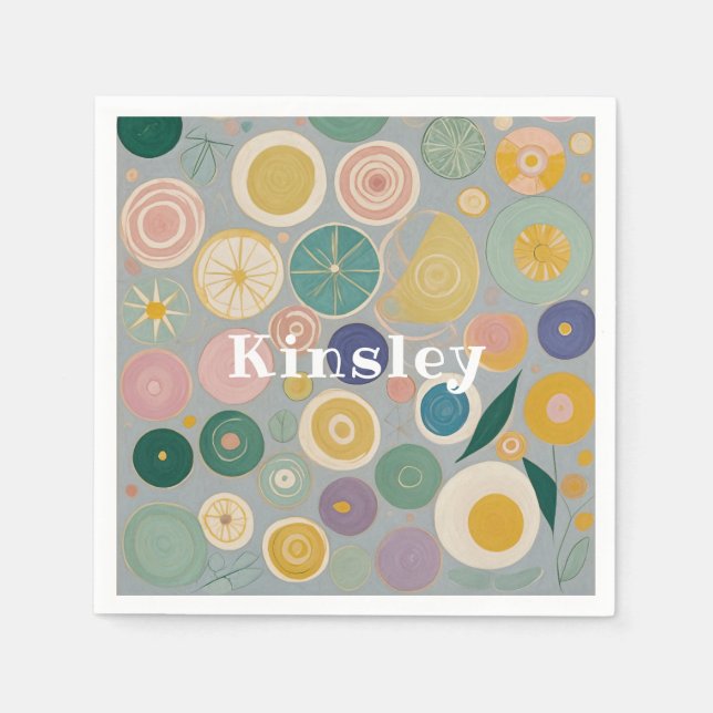 Guardanapo De Papel Sonho Caleidoscópio Personalizado (Frente)