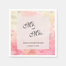 Guardanapo De Papel Sonho Romântico Flor de Casamento