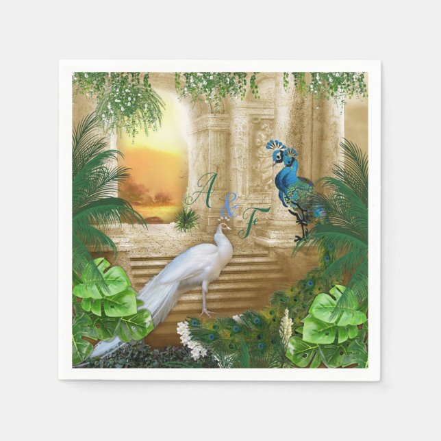 Guardanapo De Papel Sonhos do Templo Real do ouro (Frente)