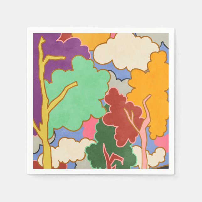 Guardanapo De Papel Sonhos Nublados (Frente)