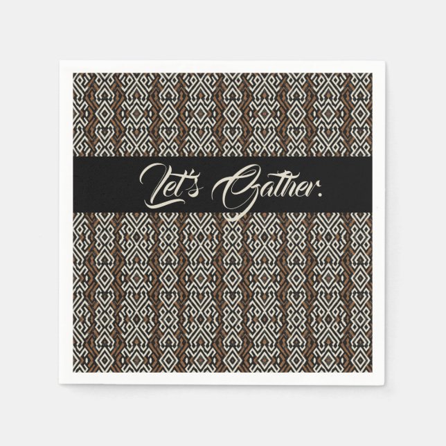 Guardanapo De Papel Sophisticated Soulful   (Frente)