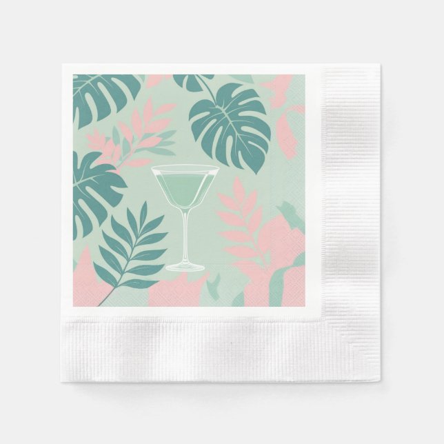 Guardanapo De Papel Sorbos Estilizados (Frente)