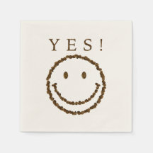 Sorria com feijões de café