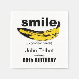 Guardanapo De Papel Sorriso é um bom papel de Festa de aniversário Nap