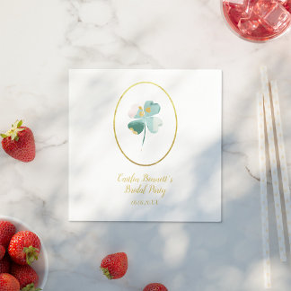 Guardanapo De Papel Sorte em Rua Verde do Amor. Chá de panela do Dia d