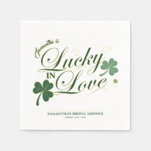 Sortuda no Amor St Patrick's Chás de Noiva Moderno