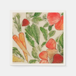 Guardanapo De Papel Sorvete de horta e horta