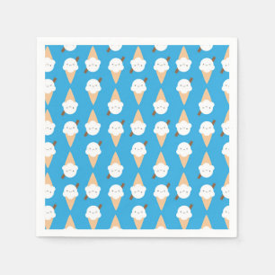 Guardanapo De Papel Sorvete Kawaii Cones
