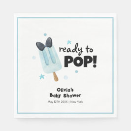 Guardanapo De Papel Sorvete Moderno Pronto Para Pop