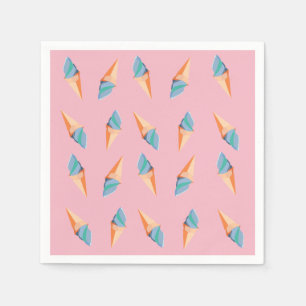 Guardanapo De Papel Sorvete Paper Napkins
