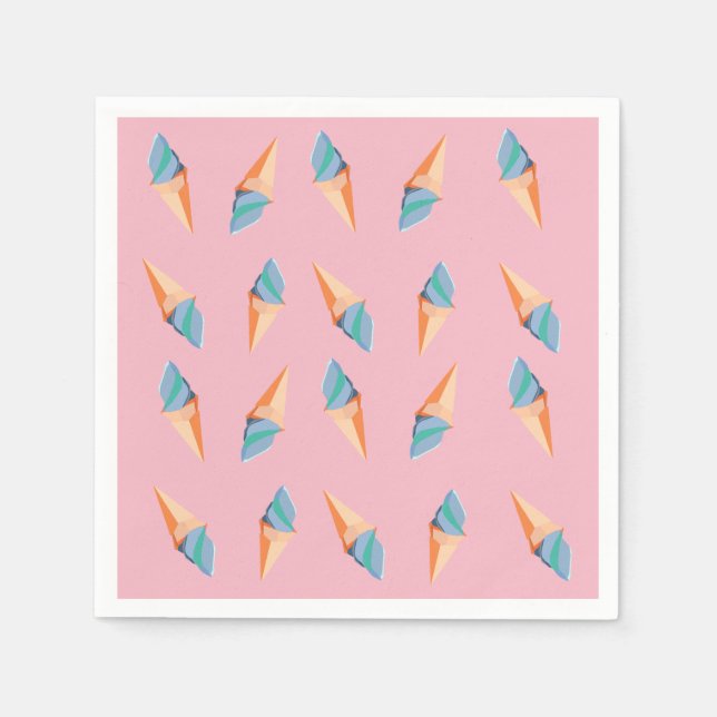 Guardanapo De Papel Sorvete Paper Napkins (Frente)