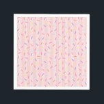 Guardanapo De Papel Sorvete Sundae Heres the Scoop Sweet Sprinkles<br><div class="desc">Aqui está o Scoop! Adicione um borrão de doçura à sua celebração com esta coleção de festas de sorvete sundae! Apresentando um fundo cor-de-rosa pastel, borrachas coloridas, e um sundae com tocha de cereja, essas designs são perfeitas para chás de fraldas, aniversários e chás de panela. Um detalhe de querido...</div>