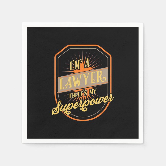 Guardanapo De Papel Sou Advogado (Frente)