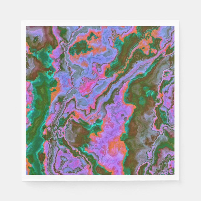 Guardanapo De Papel Sour Marble Napkins (Frente)