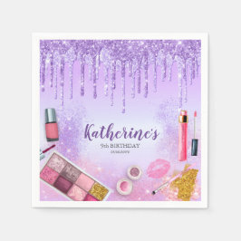 Guardanapo De Papel Spa Party Glam Girl Festa de aniversário Salon Rox