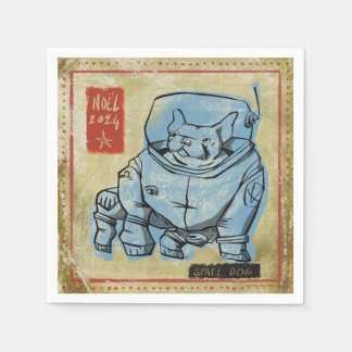 Guardanapo De Papel Space dog