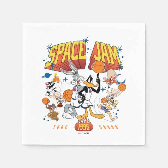 Guardanapo De Papel SPACE JAM™ TUNE SQUAD™ 1996 Gráfico (Frente)