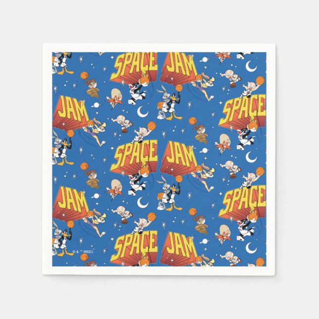 Guardanapo De Papel SPACE JAM™ TUNE SQUAD™ Outter Space Pattern (Frente)