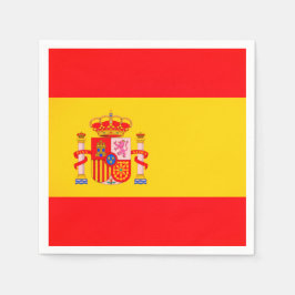 Guardanapo De Papel Spanish Flag Paper Napkins