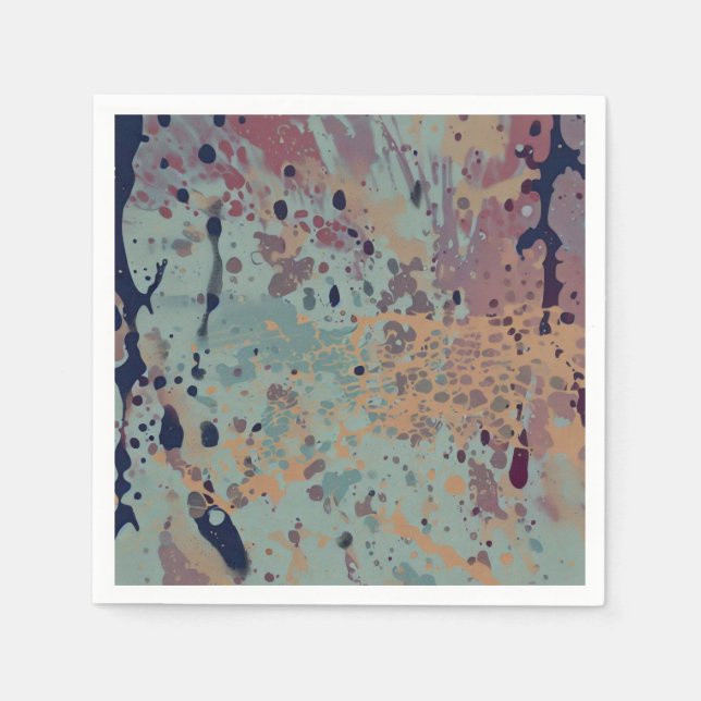 Guardanapo De Papel Spatter Cósmico (Frente)