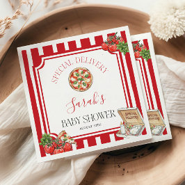 Guardanapo De Papel Special Delivery Italian Baby Shower