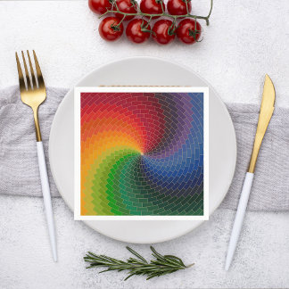 Guardanapo De Papel Spectrum wheel made of bricks