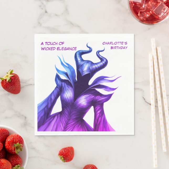 Guardanapo De Papel Spellbound Forest – Dark Fairy Birthday Party  (Insitu)