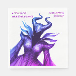 Guardanapo De Papel Spellbound Forest – Dark Fairy Birthday Party