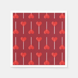 Guardanapo De Papel Spicy Love Suckers Red